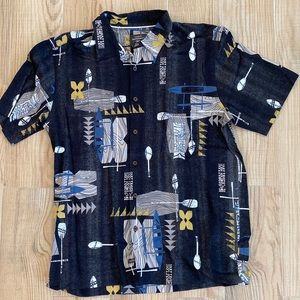 NWOT quiksilver waterman‘s comfort fit button-down shirt